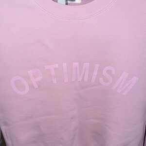 Madhappy Lavender Pink Optimism oversized Crewneck
